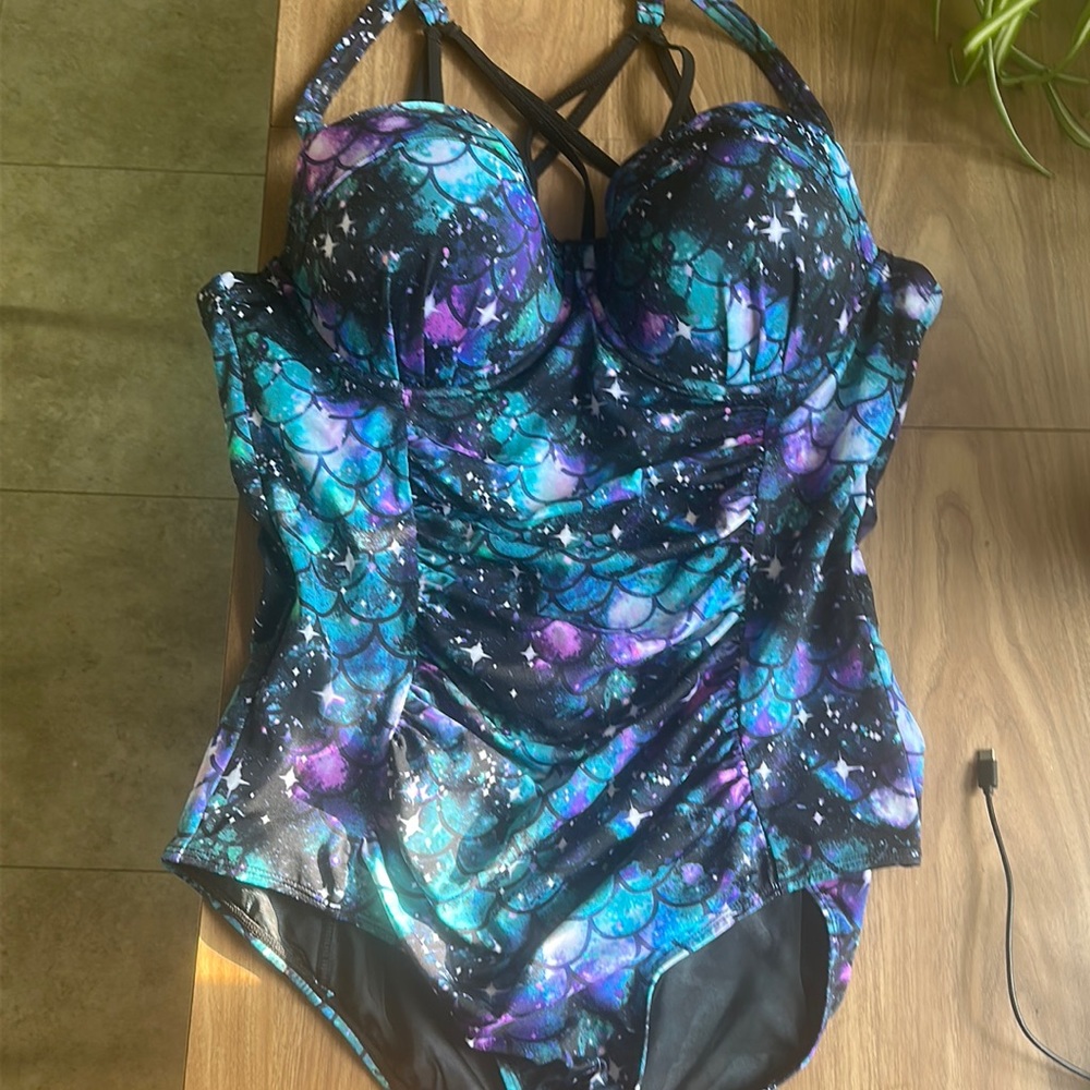 Torrid one piece with extra support for the girls!